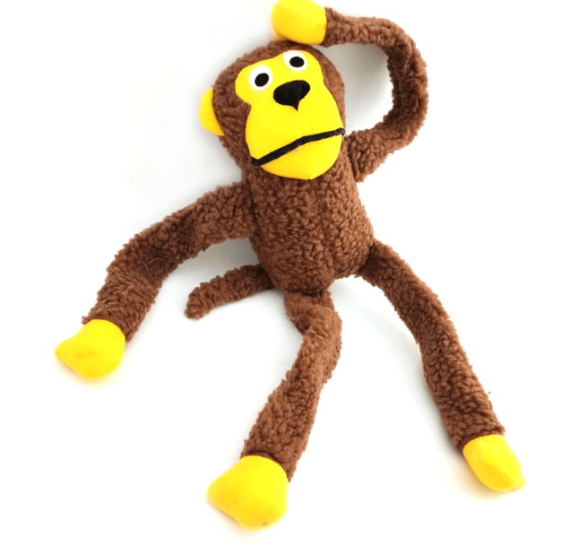 Mono de peluche patas largas 