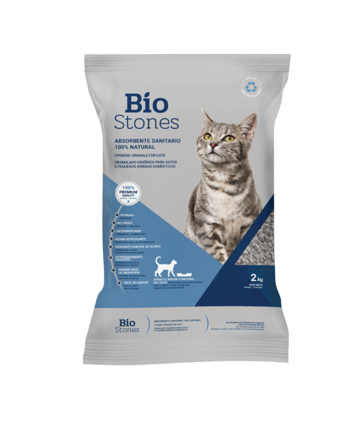 PIEDRA SANITARIA BLANCA BIO STONES