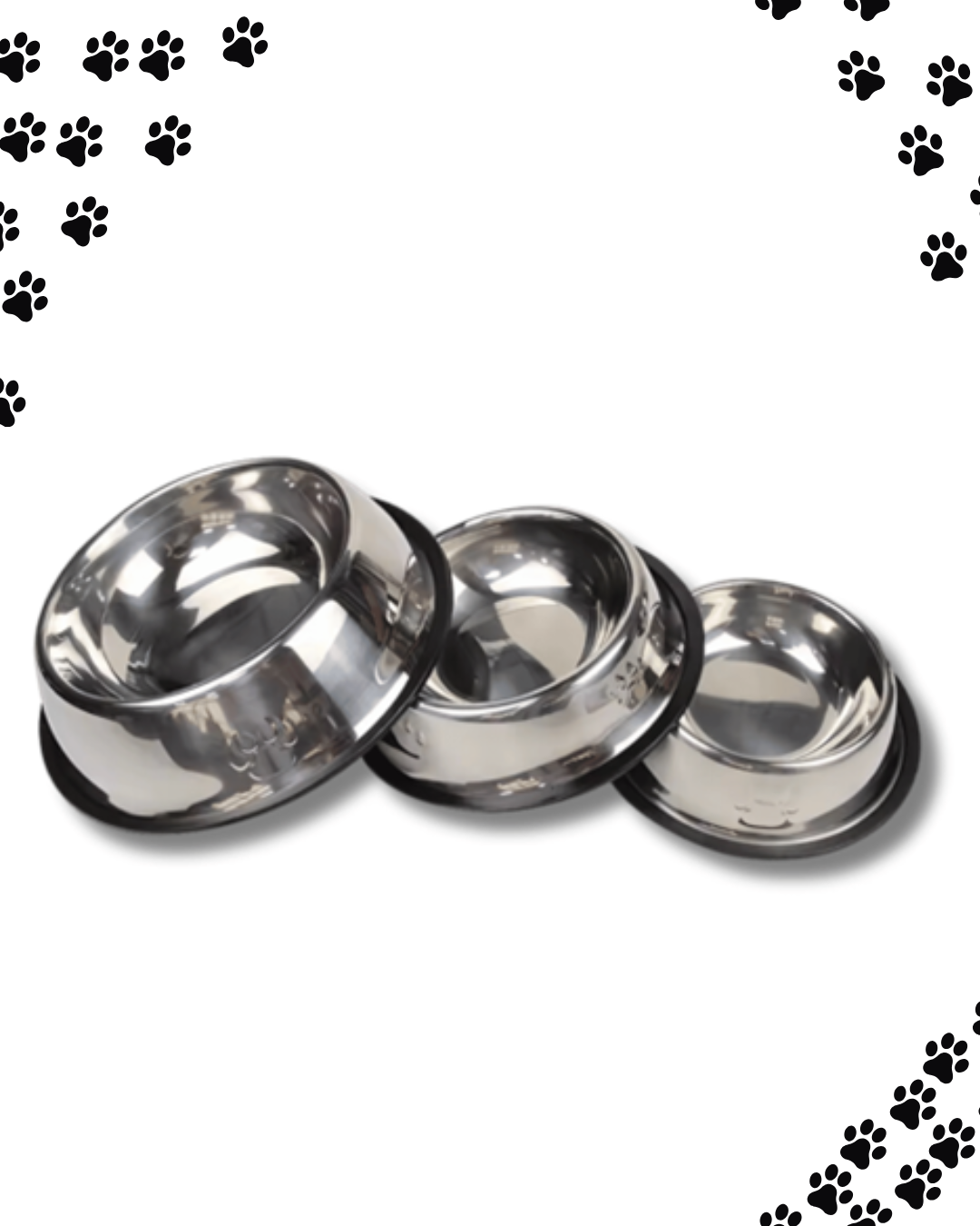 COMEDEROS ACERO INOXIDABLE ANTIDESLIZANTES