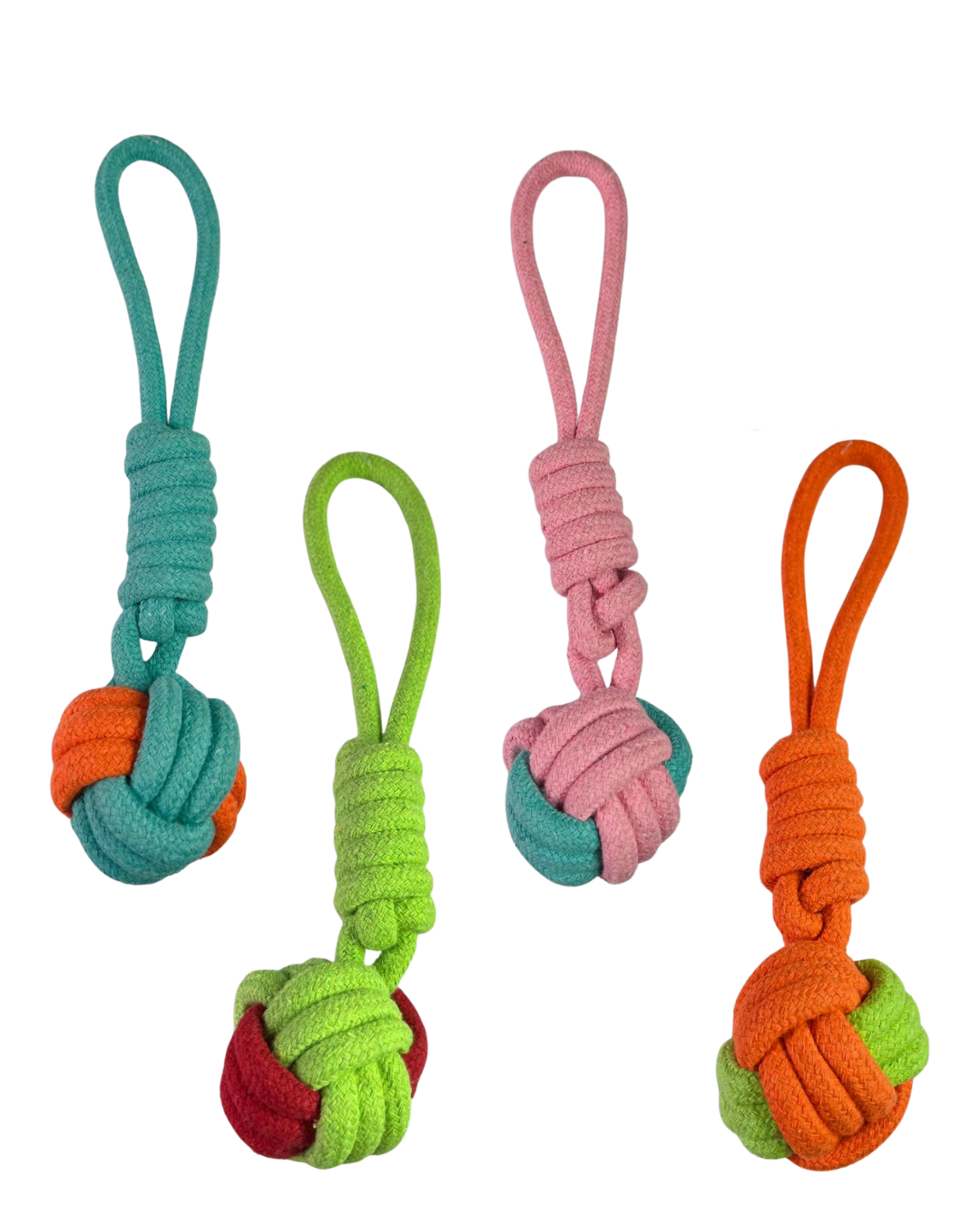 Cuerda con pelota de 27cm 