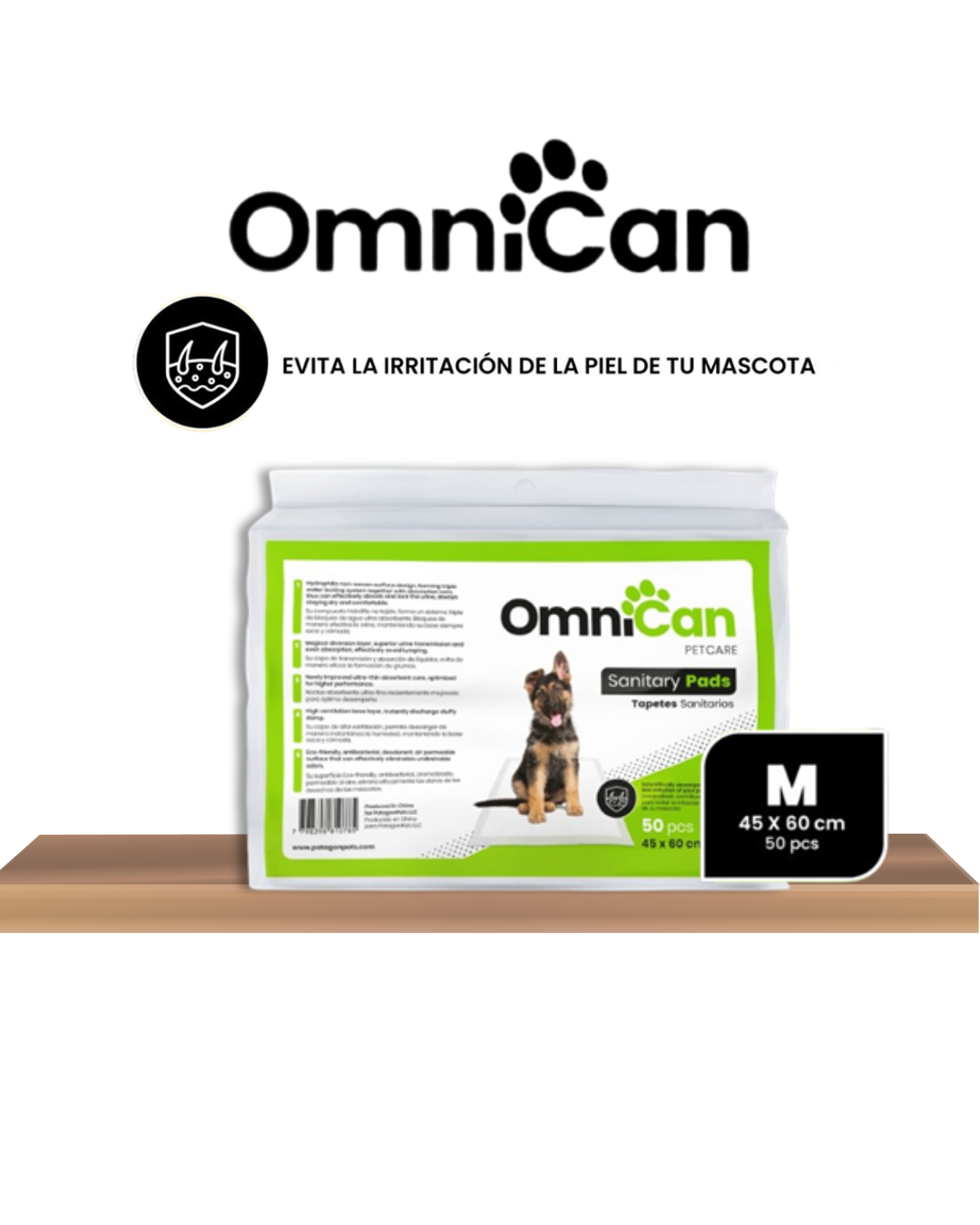 Tapetes higenicos (pañales) Omnican 