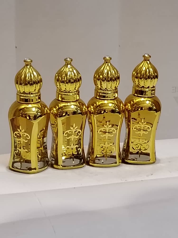 Golden Perfume Bottles