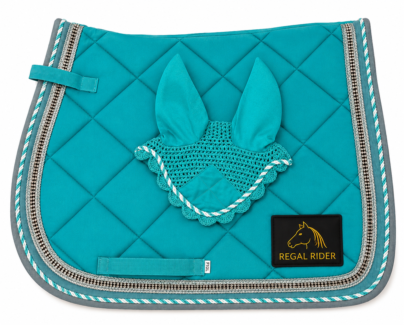 Regal Rider Saddle Pad & Ear Bonnet Set