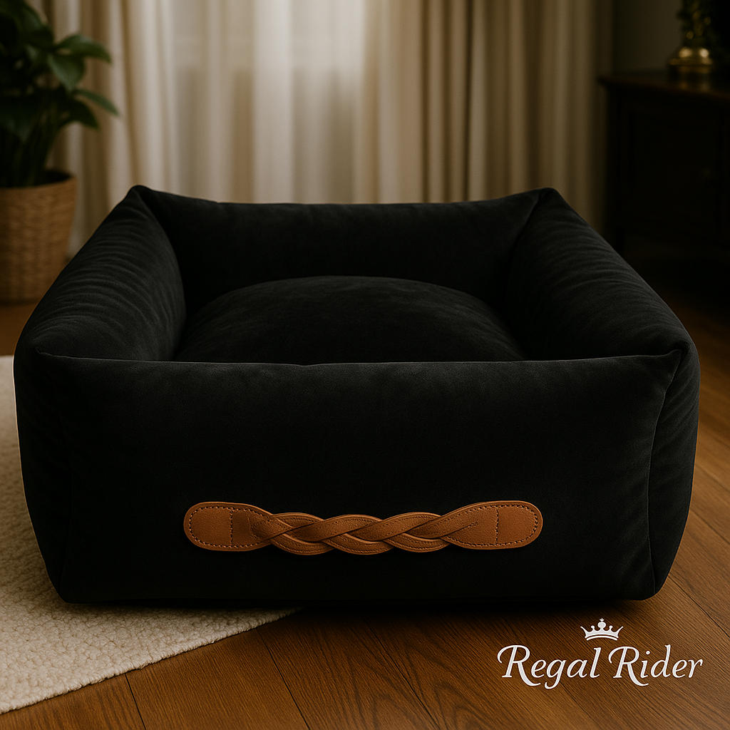 Luxurious Green Velvet Pet Bed