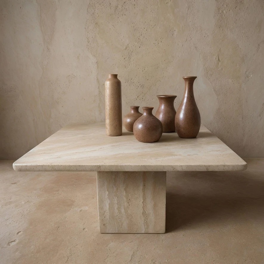 TerraNova Table basse en travertin
