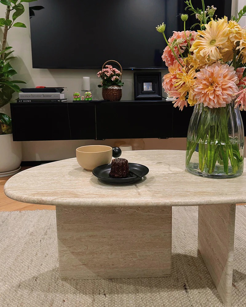 Ova – Table Basse Forme Œuf Organique