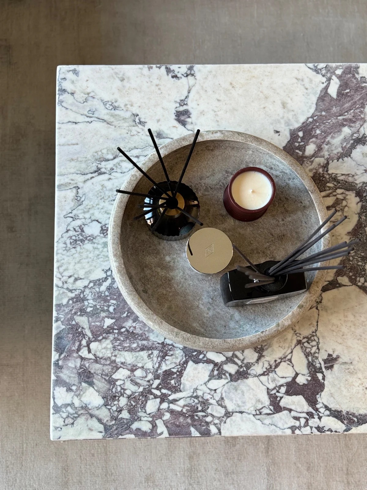 Serena Calacatta Table basse en marbre