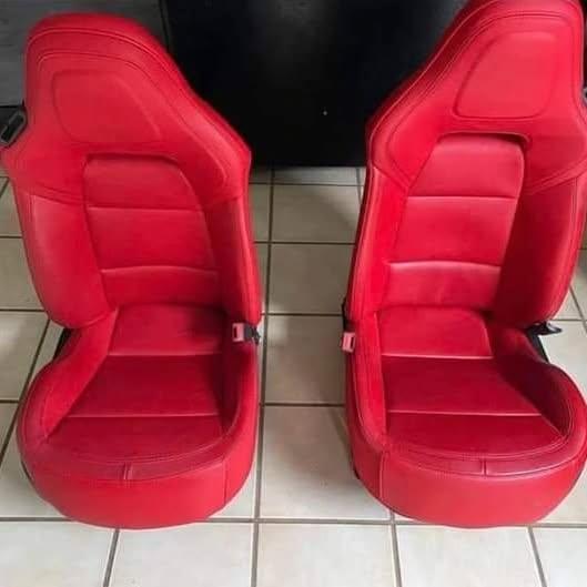 Red Sport Car Seats