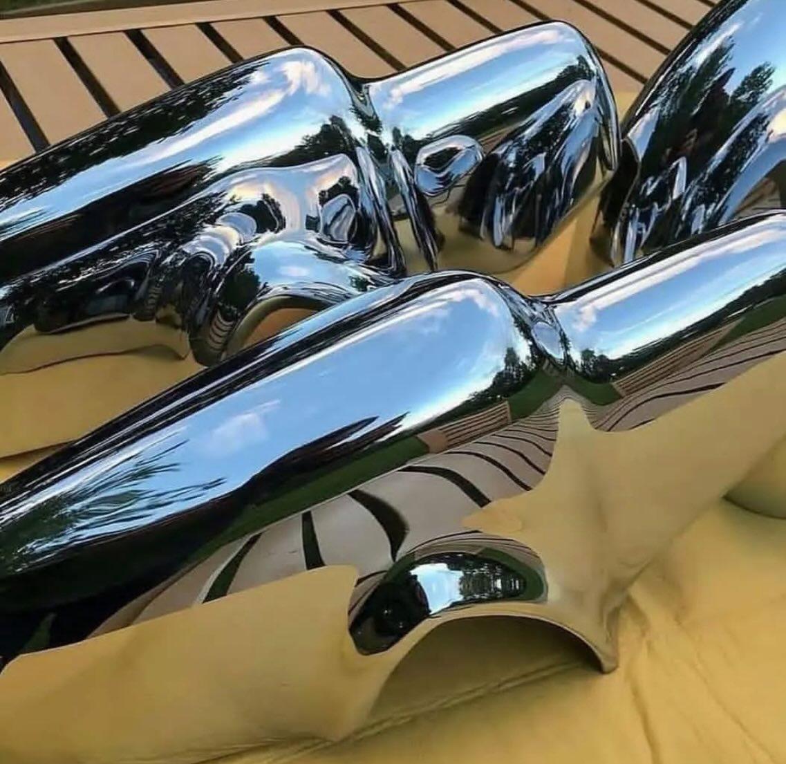 57 Chevy rear and front bumper guards set 