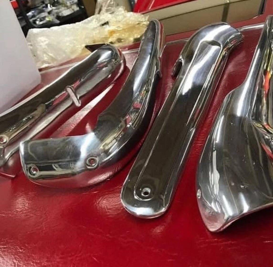 Restored 59/60 Impala seat trims.