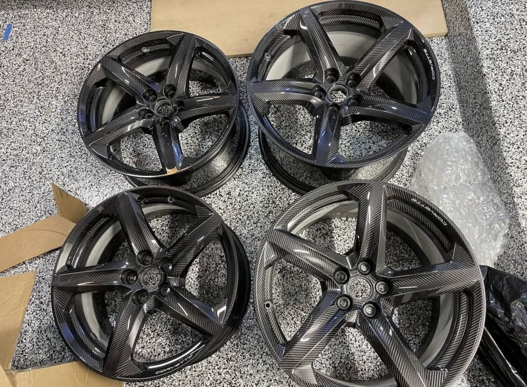  Carbon-Fiber Wheels for C8 Chevrolet Corvette Z06