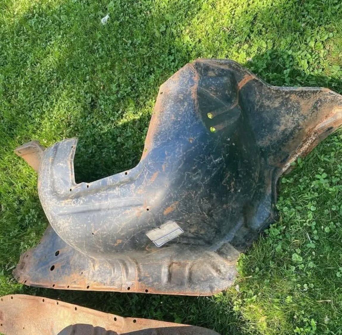 Pair of NOS 1959 Chevy inner fenders. 