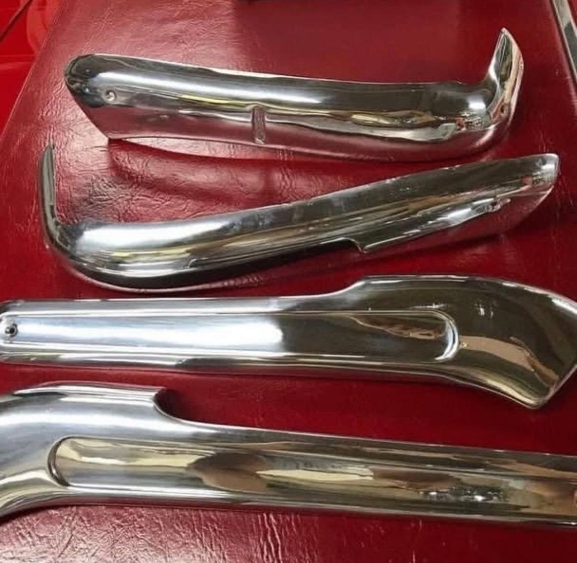 Restored 59/60 Impala seat trims.