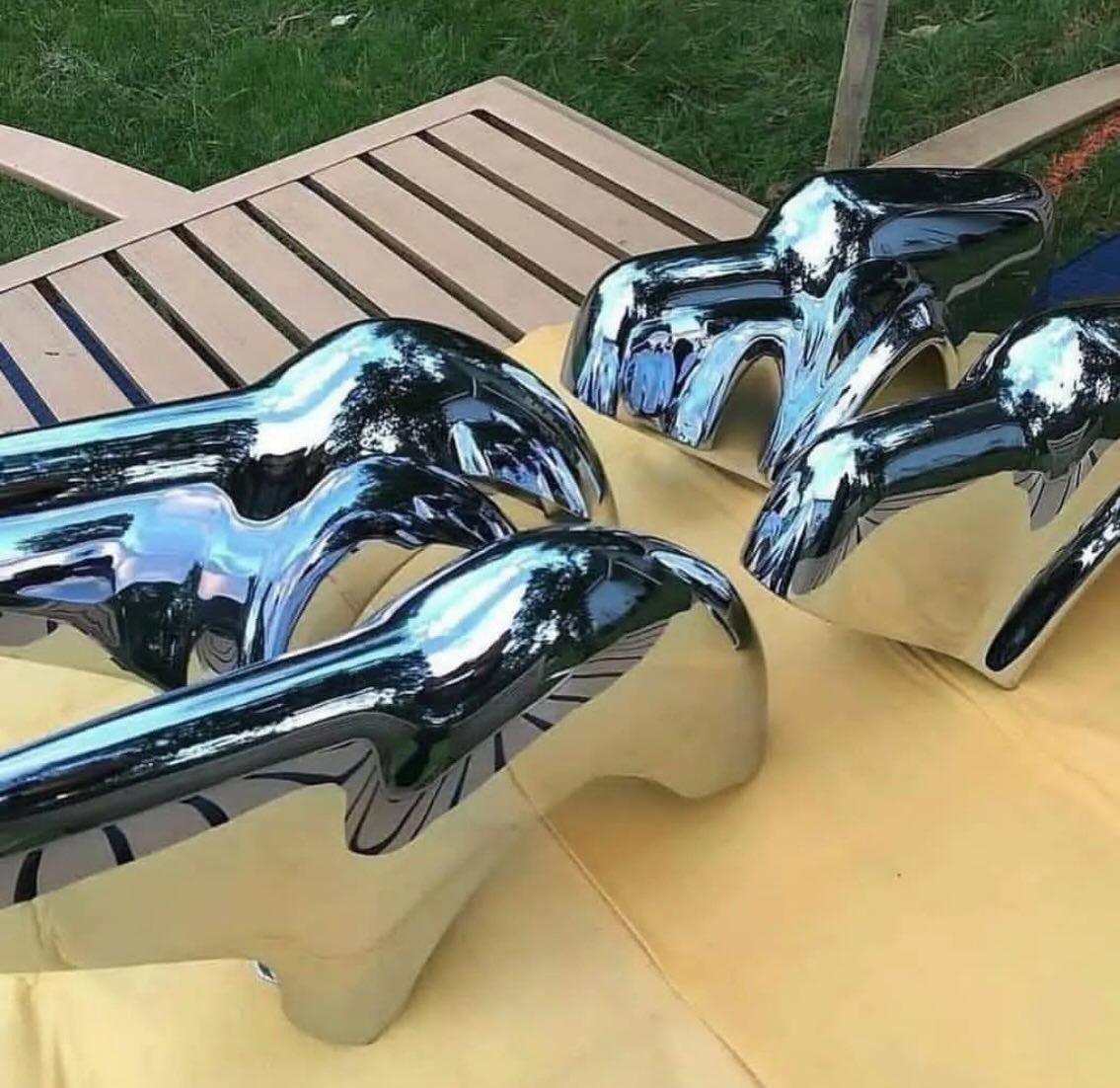 57 Chevy rear and front bumper guards set 