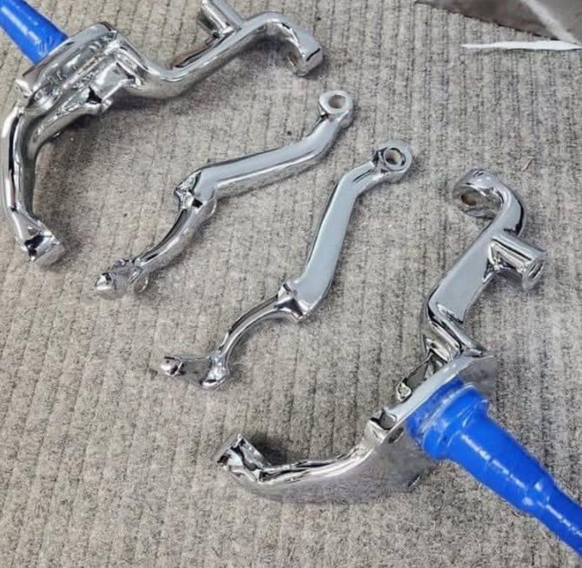 59 64 Impala chrome spindle  and knuckles 