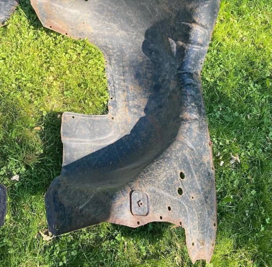 Pair of NOS 1959 Chevy inner fenders. 