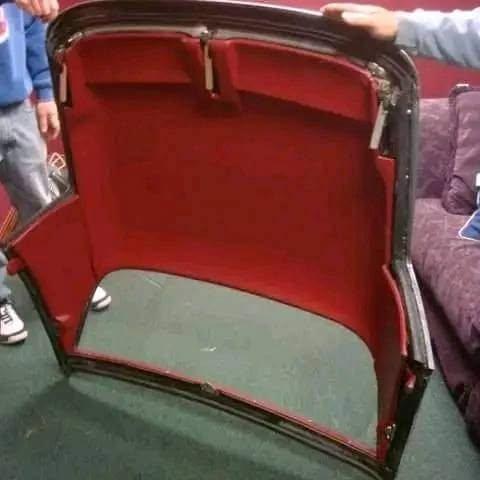 Red Classic Car Hardtop Roof