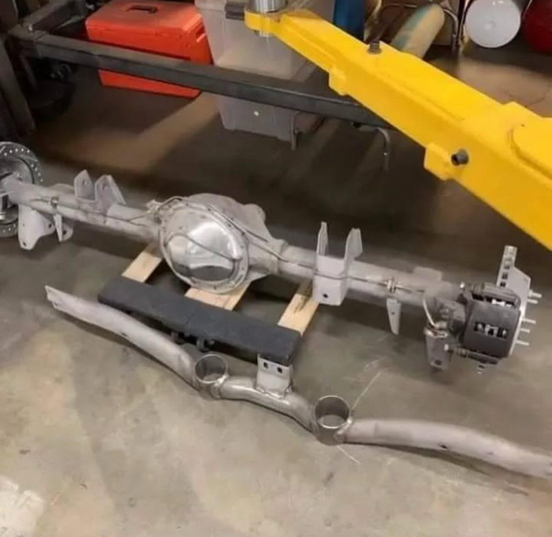 13” Drop Spindle Disc Brake Kit with Chrome Booster and Master Cyl