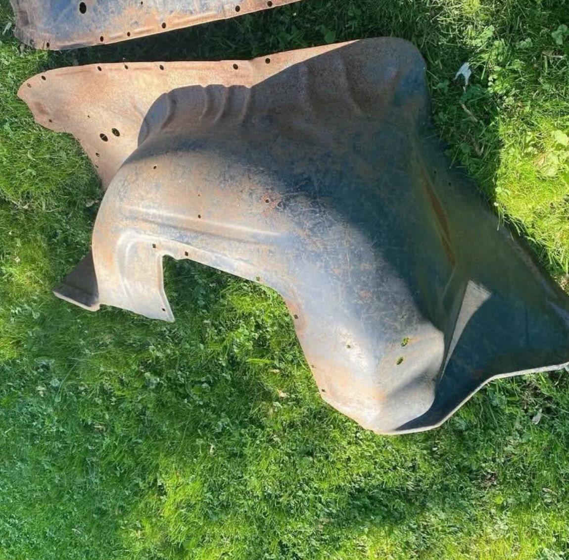 Pair of NOS 1959 Chevy inner fenders. 