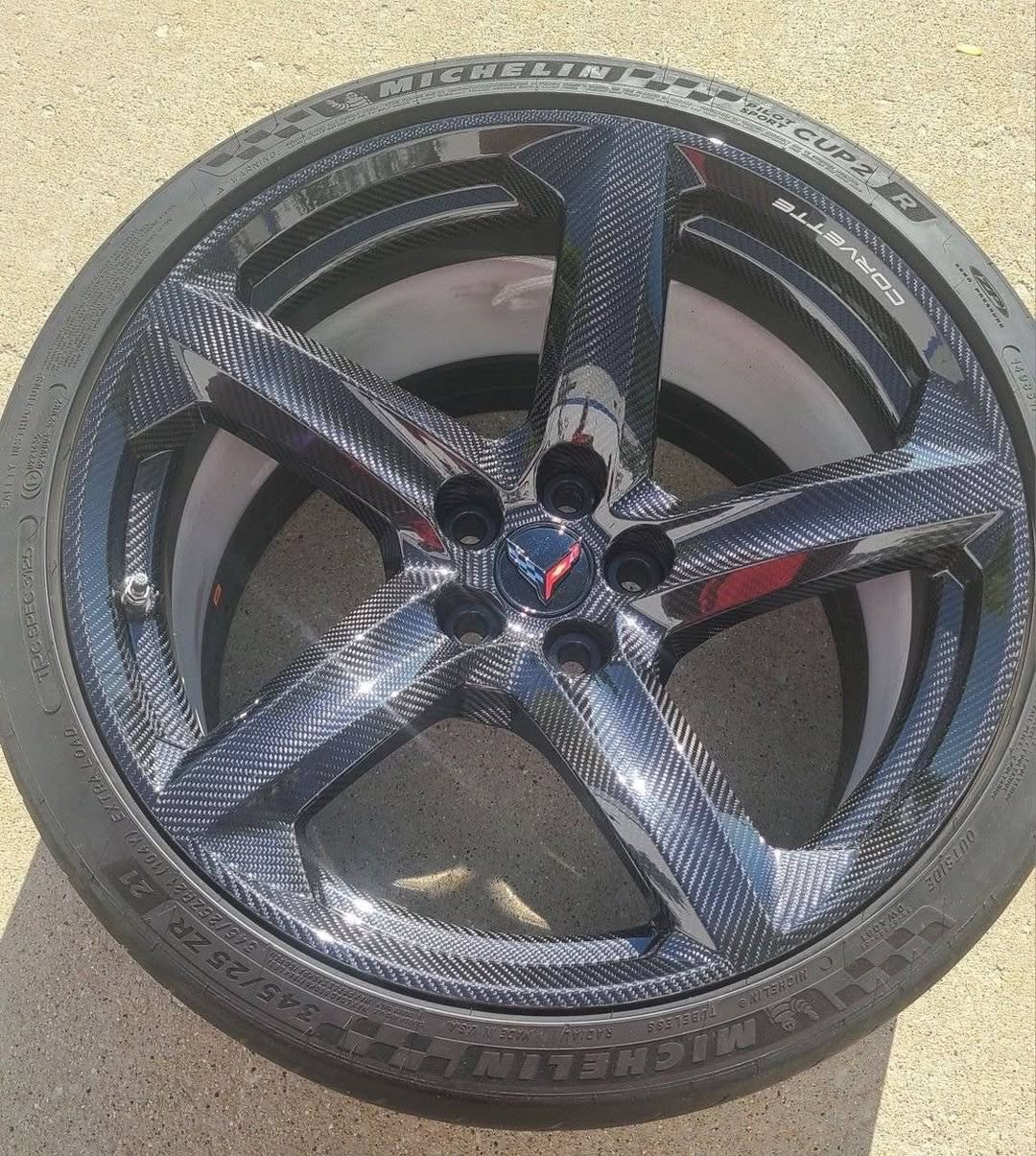  Carbon-Fiber Wheels for C8 Chevrolet Corvette Z06