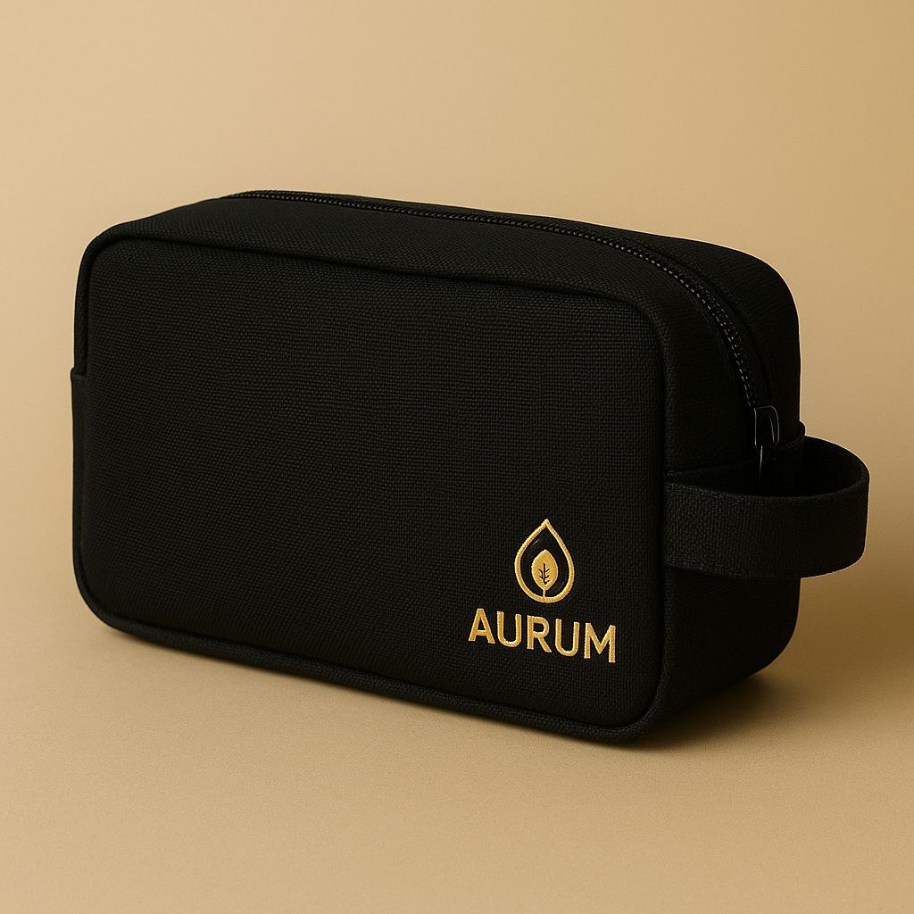 Bolsa de viagem preta Aurum