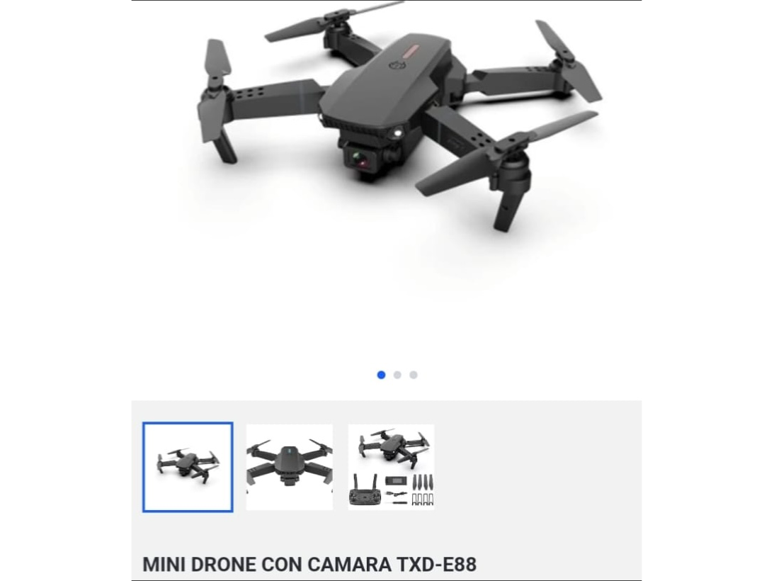 Mini drone con cámara TXD-E88