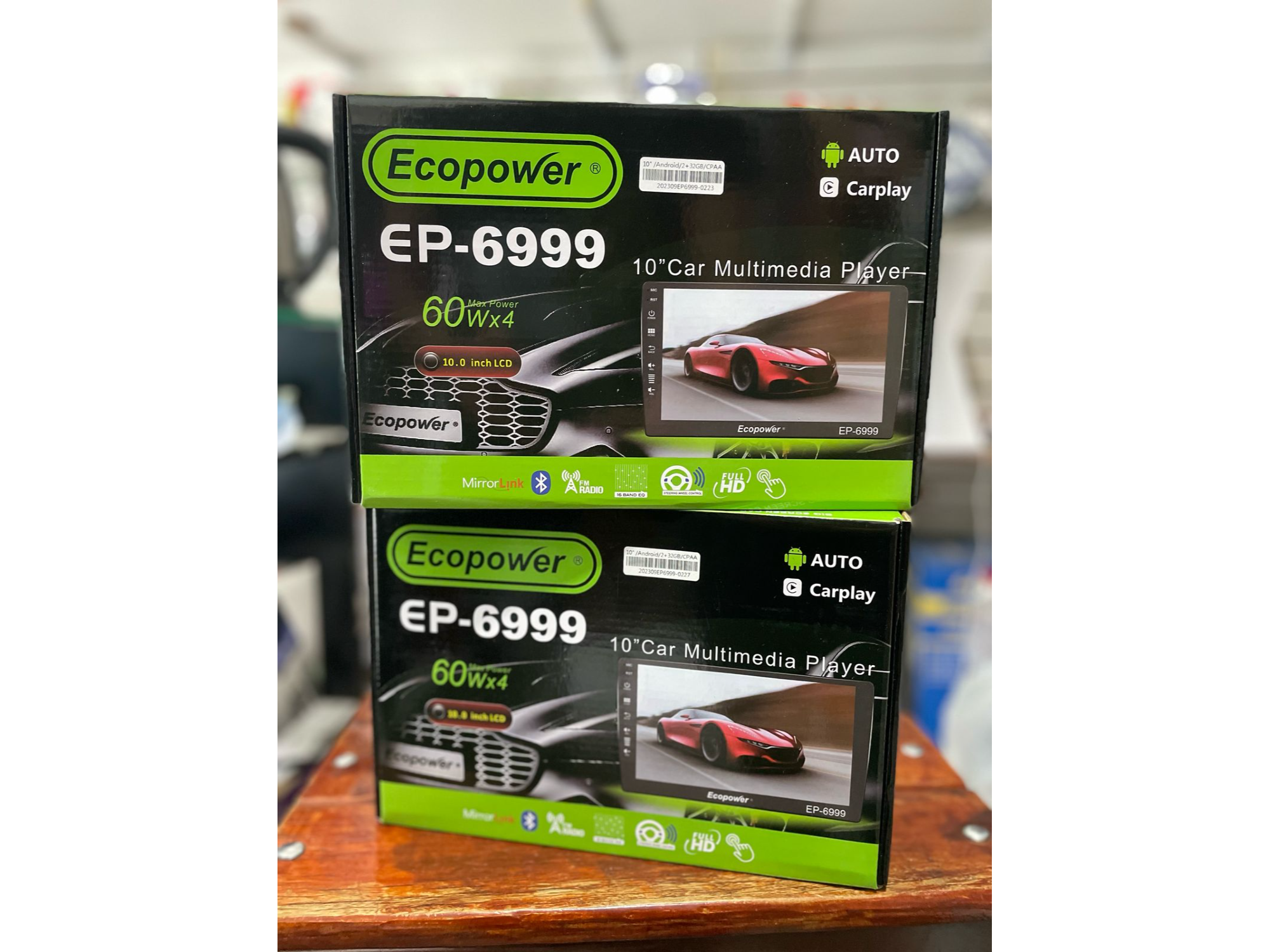 Reproductor multimedia para automóvil Ecopower EP-6999