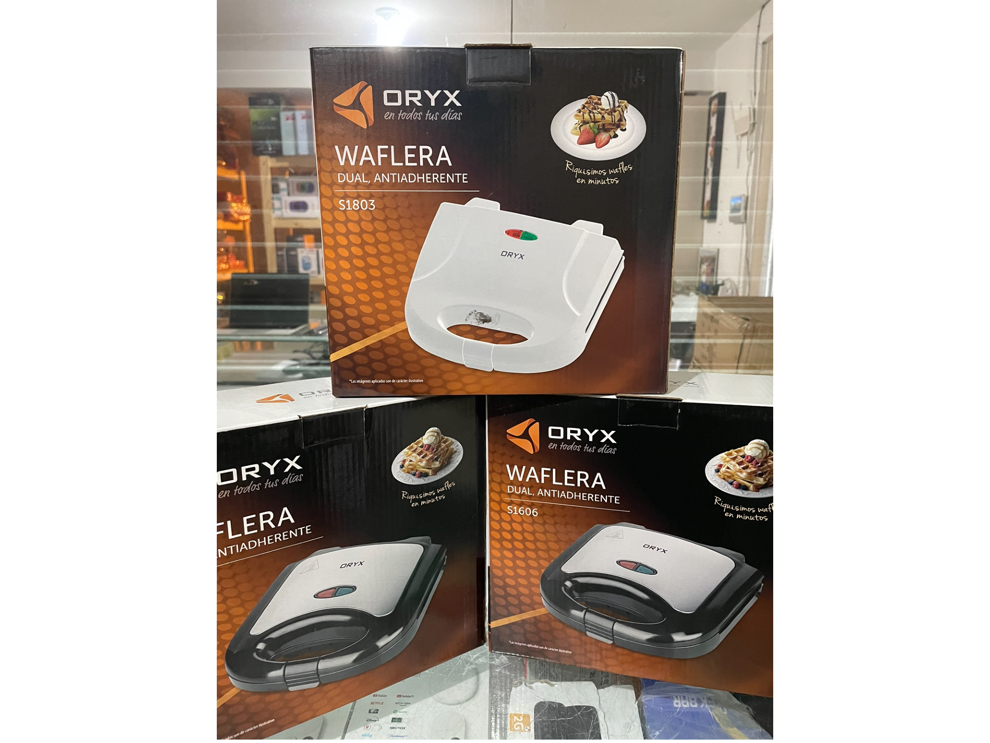 Waflera Oryx dual antiadherente