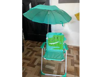 Silla infantil con sombrilla