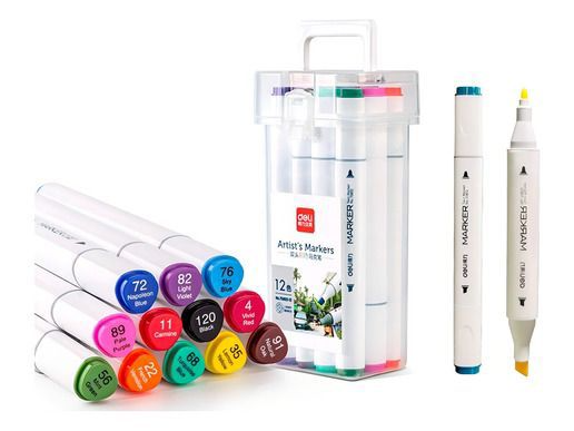 Marcadores de arte de doble punta