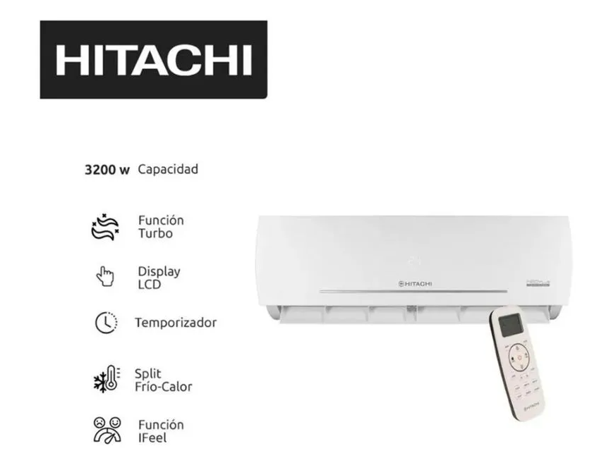 Aire acondicionado Hitachi 3200W
