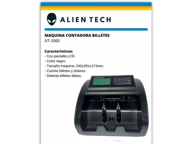 Máquina Contadora de Billetes