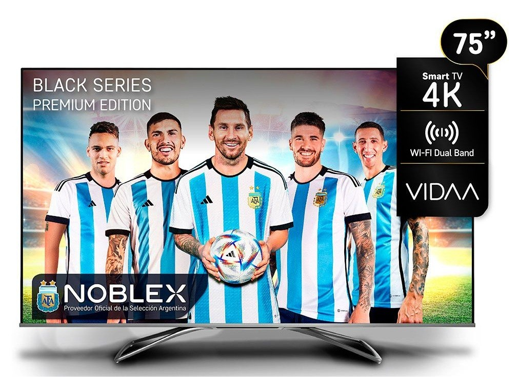 Smart TV Noblex Black Series 75” 4K