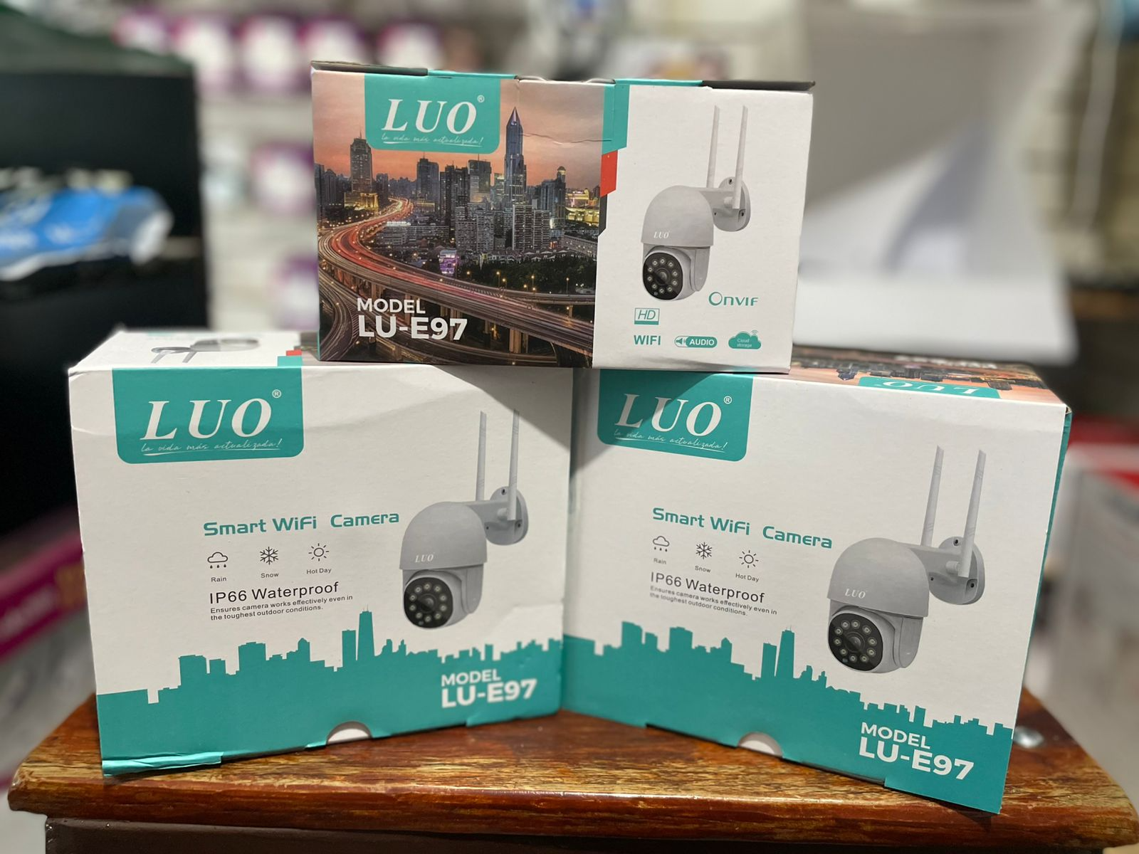 Cámara inteligente WiFi LUO LU-E97