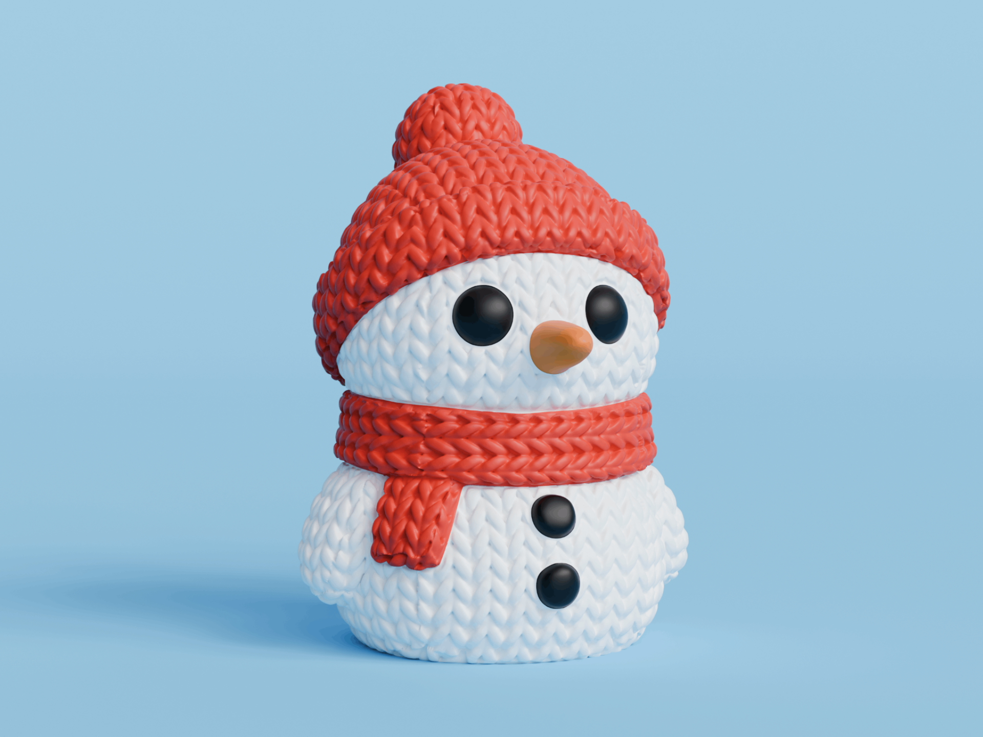 Boneco de neve decorativo