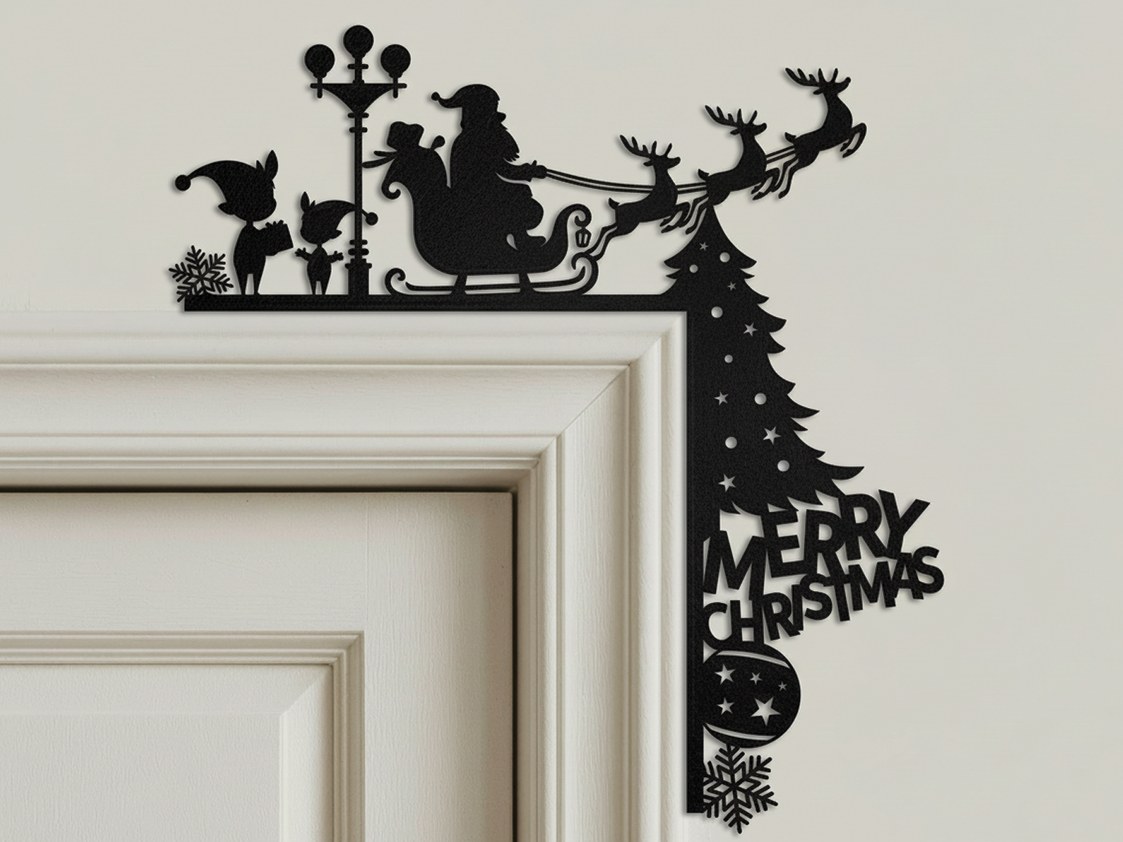 Enfeite de porta Natalino