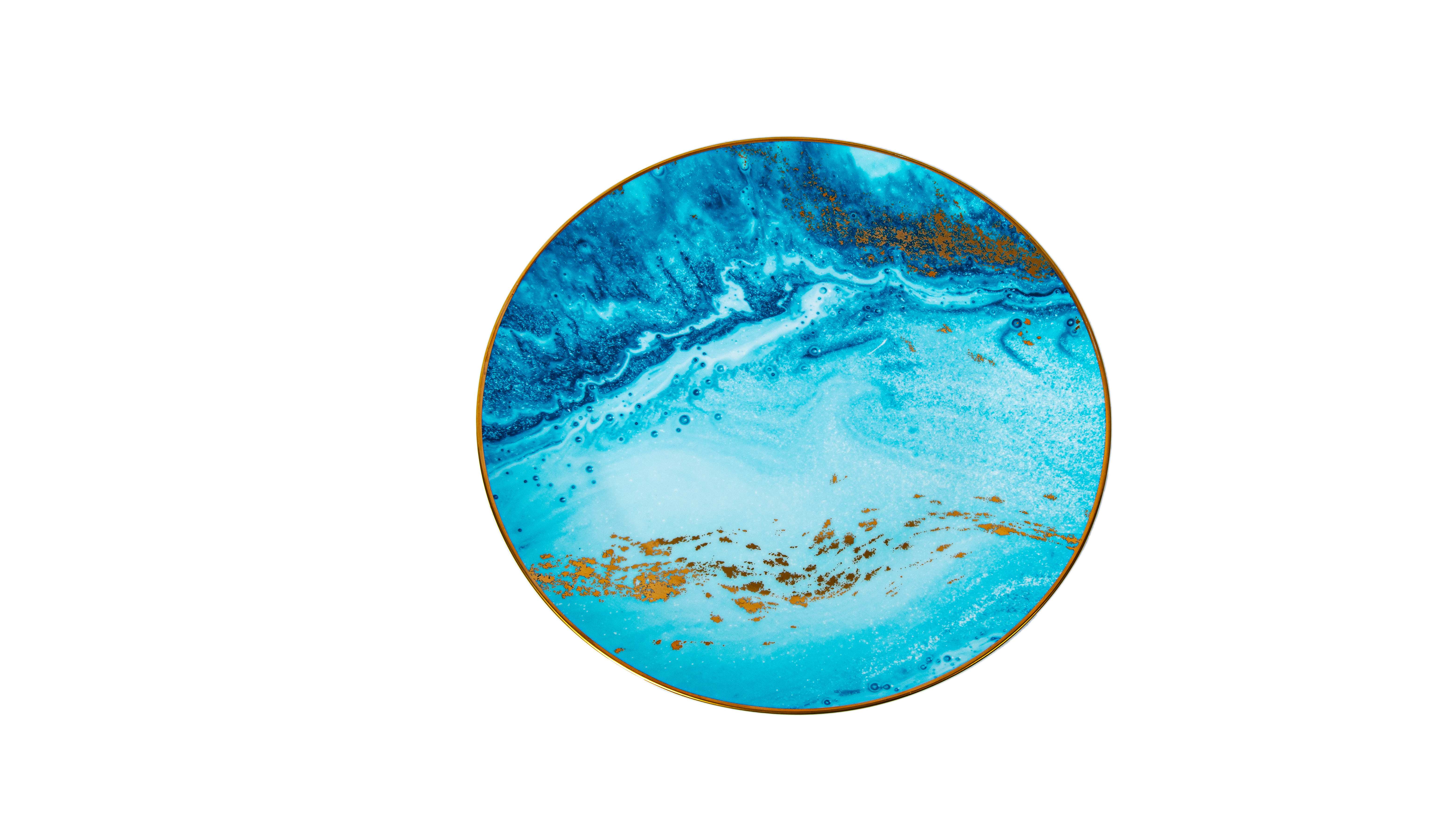 Blue Ocean Decorative Charger plate