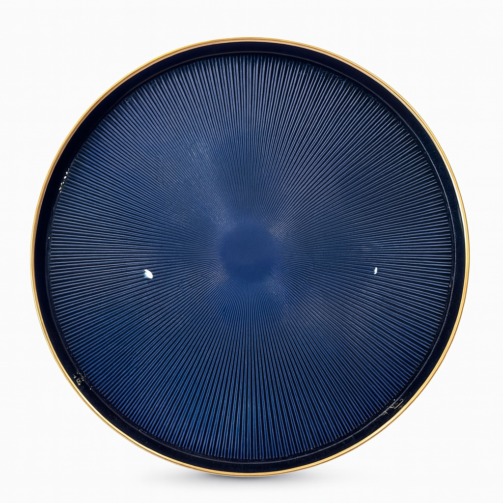 Royal Blue Decorative Plate