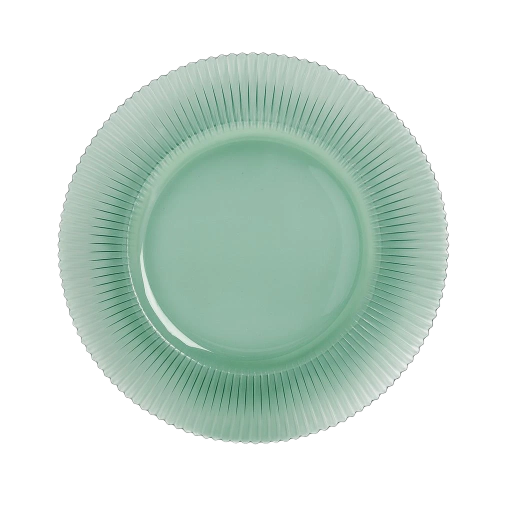 Green Glass Plate