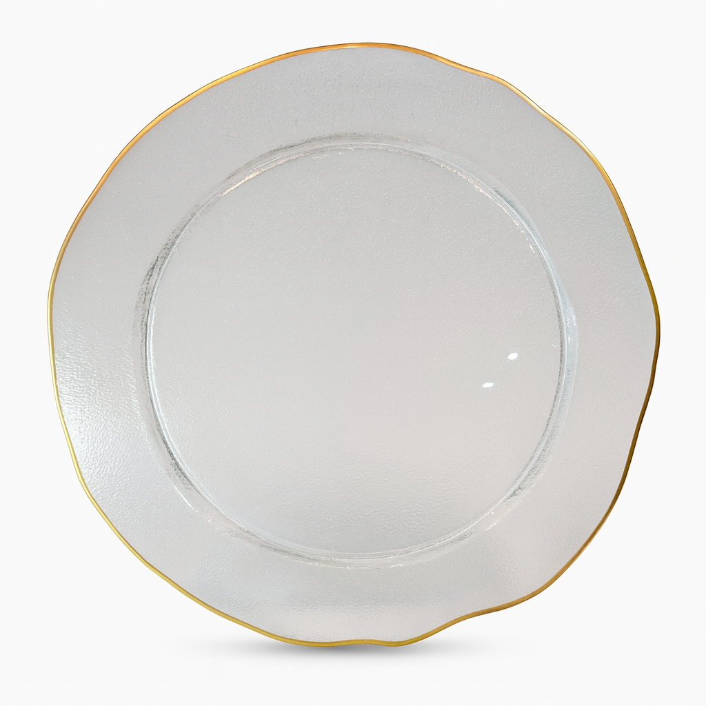 Elegant Glass Dinner Plate