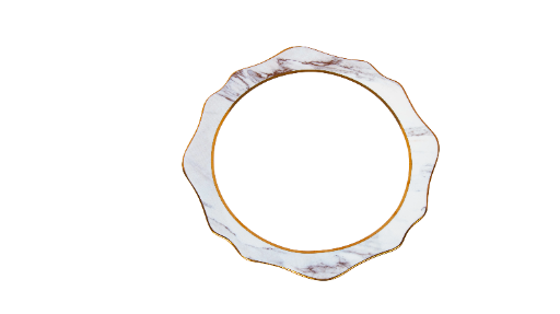 Elegant Porcelain Dinner Plate