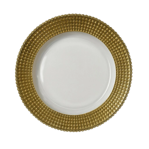 Elegant Gold-Rimmed 