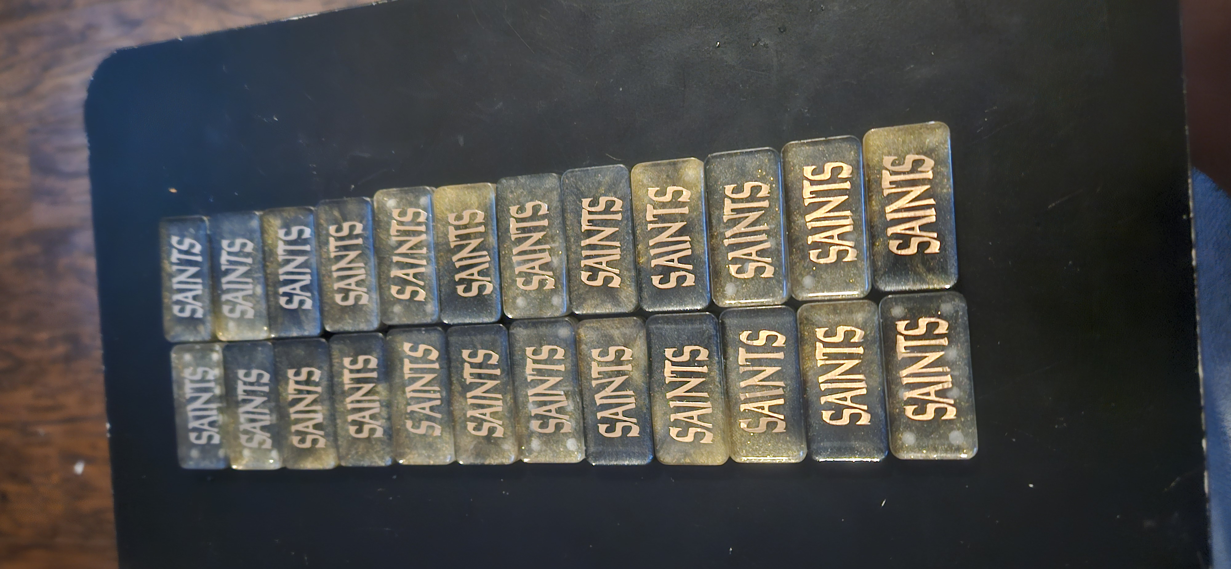 SAINTS Branded Domino Set with Box