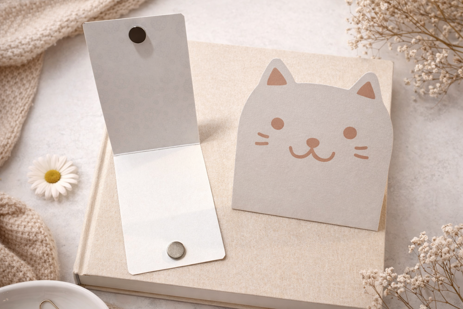 Decorative magnetic Bookmarks Set