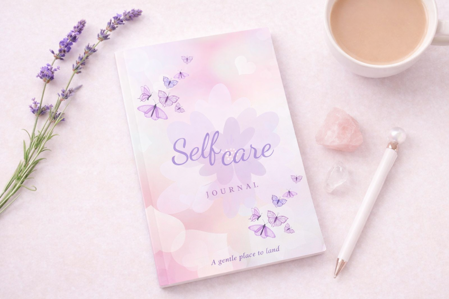 Bookish-Themed Self Care Journal