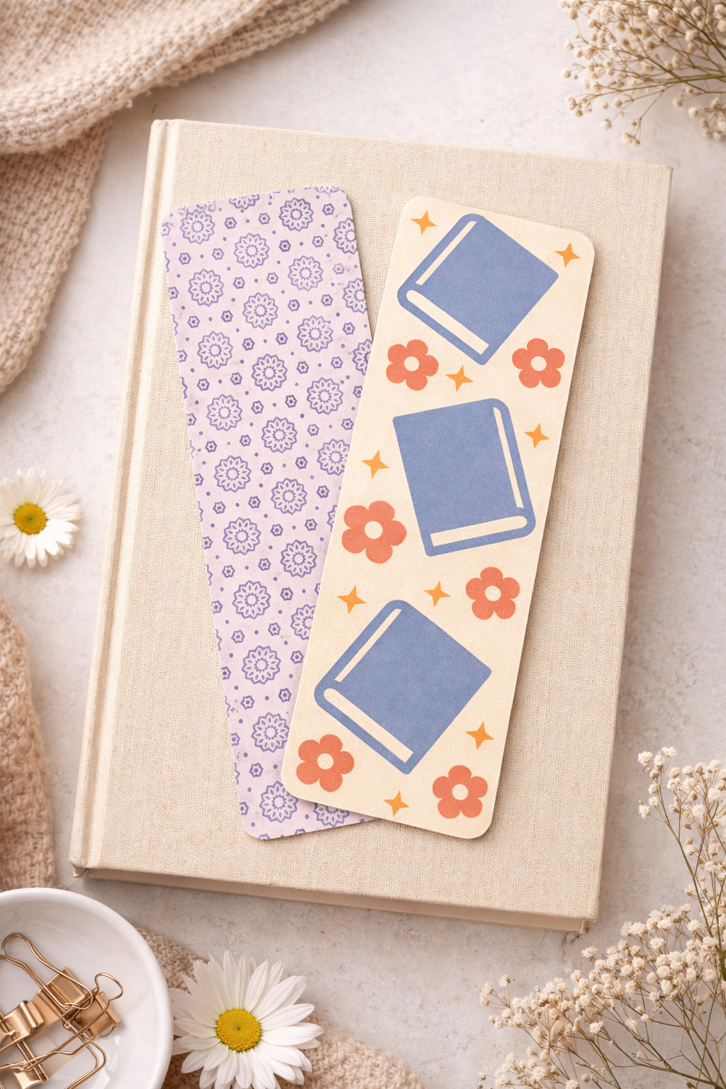 Decorative magnetic Bookmarks Set