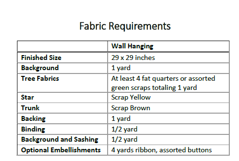 Mini Tree Wall Hanging