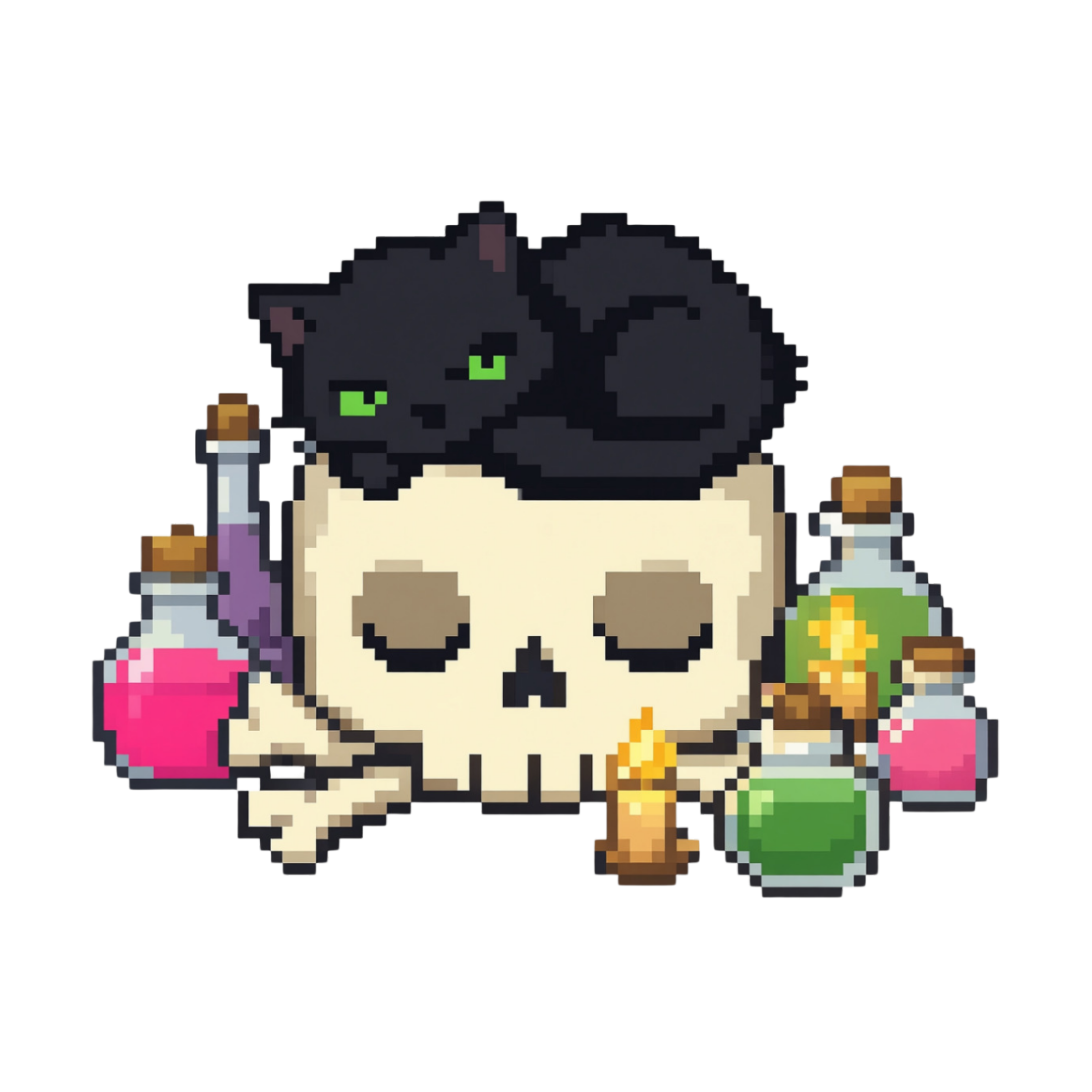 Witchy Pixel Sticker Pack