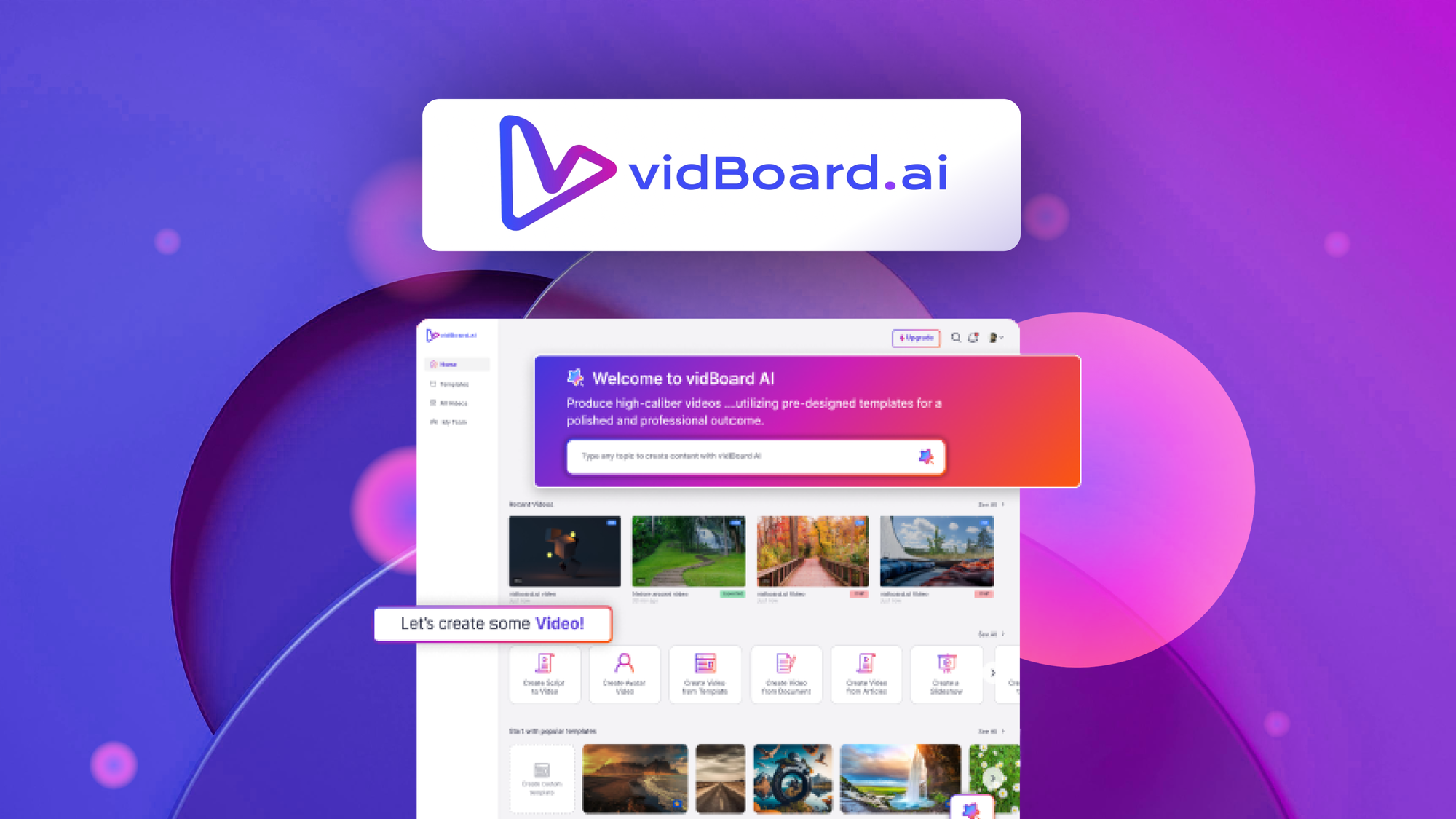 VidBoard.ai AI Video Generator