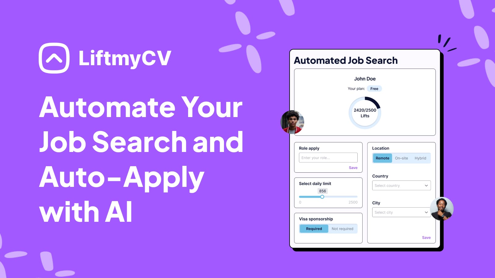 LiftmyCV Automated Job Search Tool
